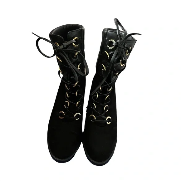 Black Suede Stuart Weitzman Boots Watson S7